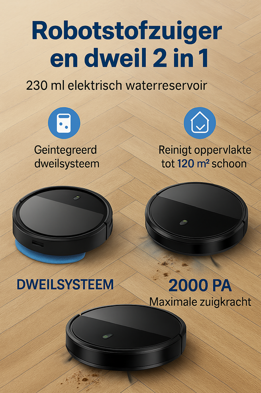 Geautomatiseerde Promark Robot Stofzuiger Met Dweilfunctie